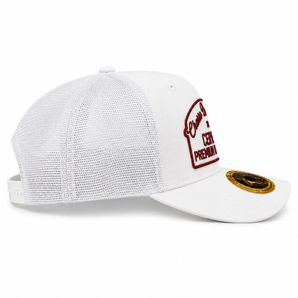 Gorra Trucker Marfil, Cervecería Charro 2026 Edición Limitada