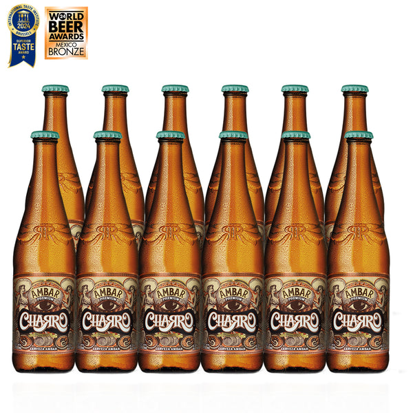 Cerveza Charro Ámbar 12 Pack