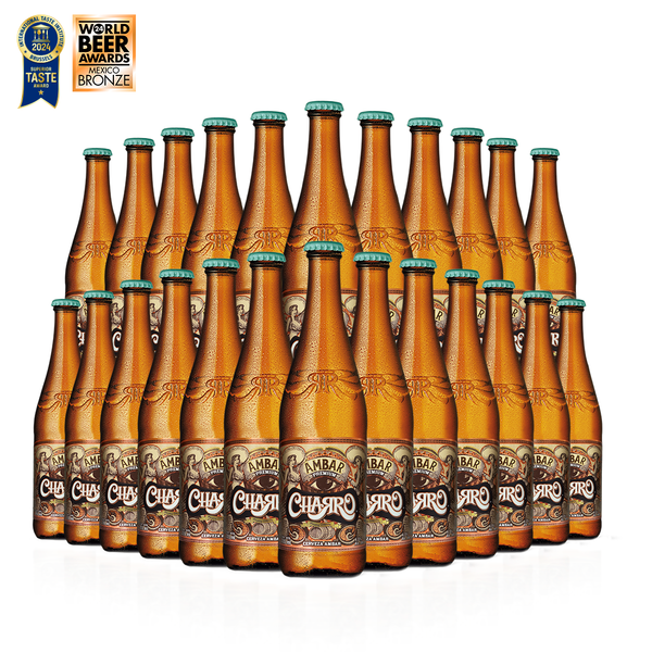 Cerveza Charro Ámbar 24 Pack
