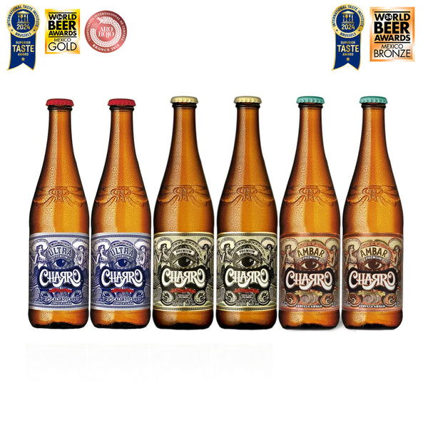 Cerveza Charro 6 Pack Premium Mix