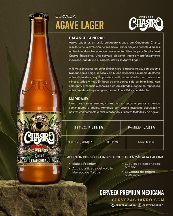 Cerveza Charro Agave 24 Pack